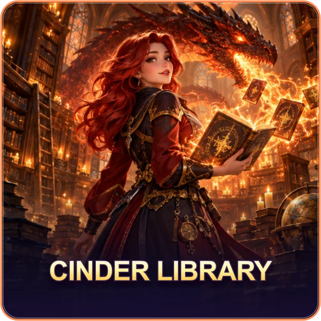 Ember Dragon: Cinder Library game cover